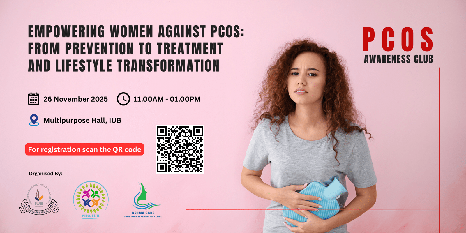 PCOS Seminar at Independent University, Bangladesh (IUB)